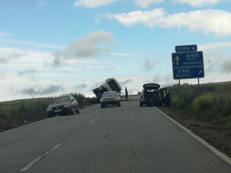 Accidente en la CL 607