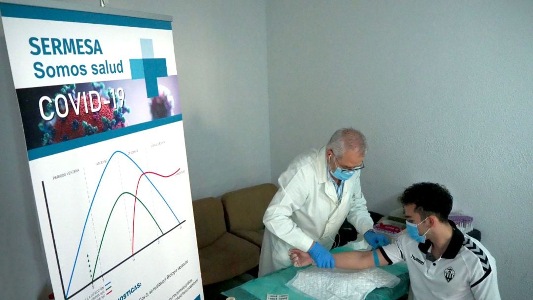 La plantilla se somete a los test del Covid-19