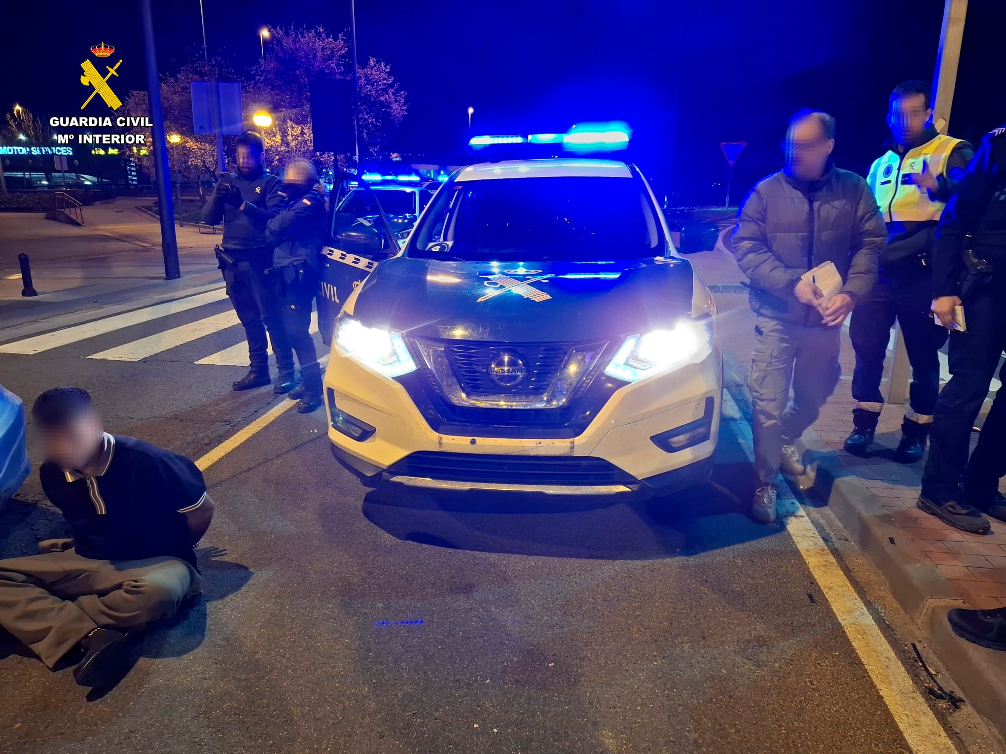 Detenido un delincuente habitual tras protagonizar una huida entre Lardero y Logroño