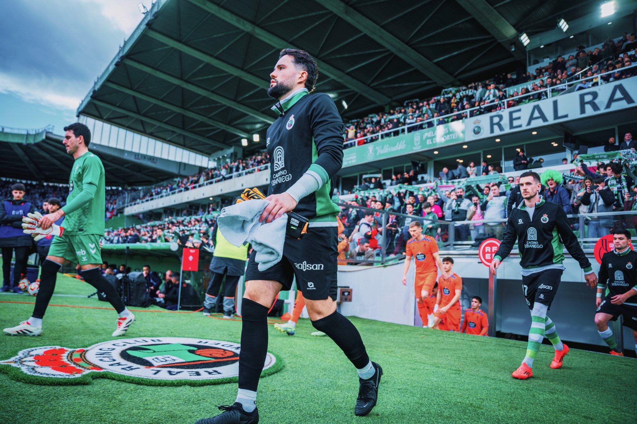 Miquel Parera, en un partido con el Racing de Santander (cedida)