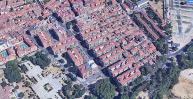 Vista aérea del Barrio Venecia de Alcalá de Henares.