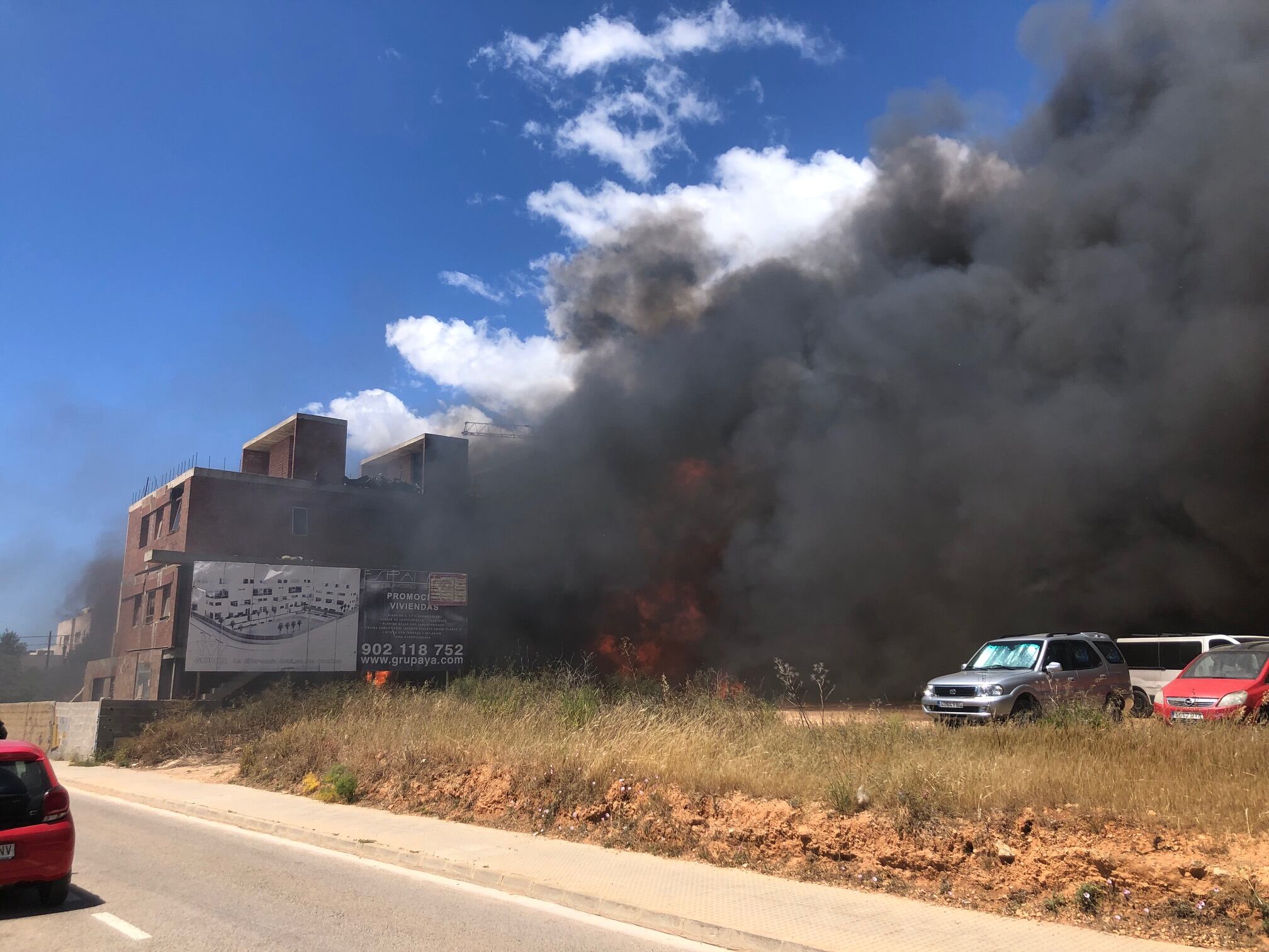 Imagen de archivo del incendio