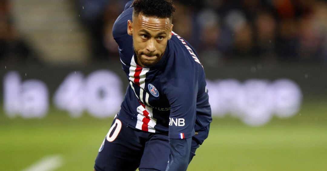 Neymar, en un partido del PSG.