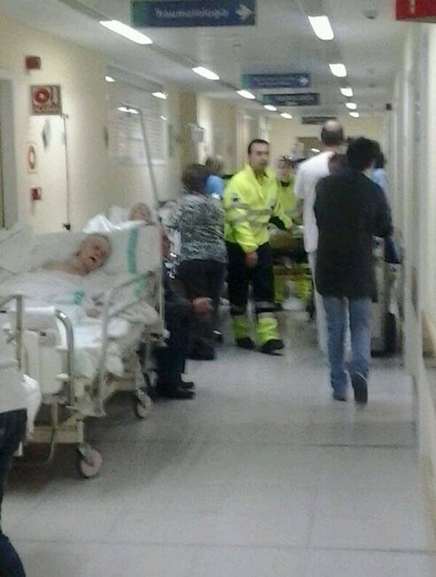 Foto de las urgencias del Hospital de Toledo tomada el  7 de enero de este año