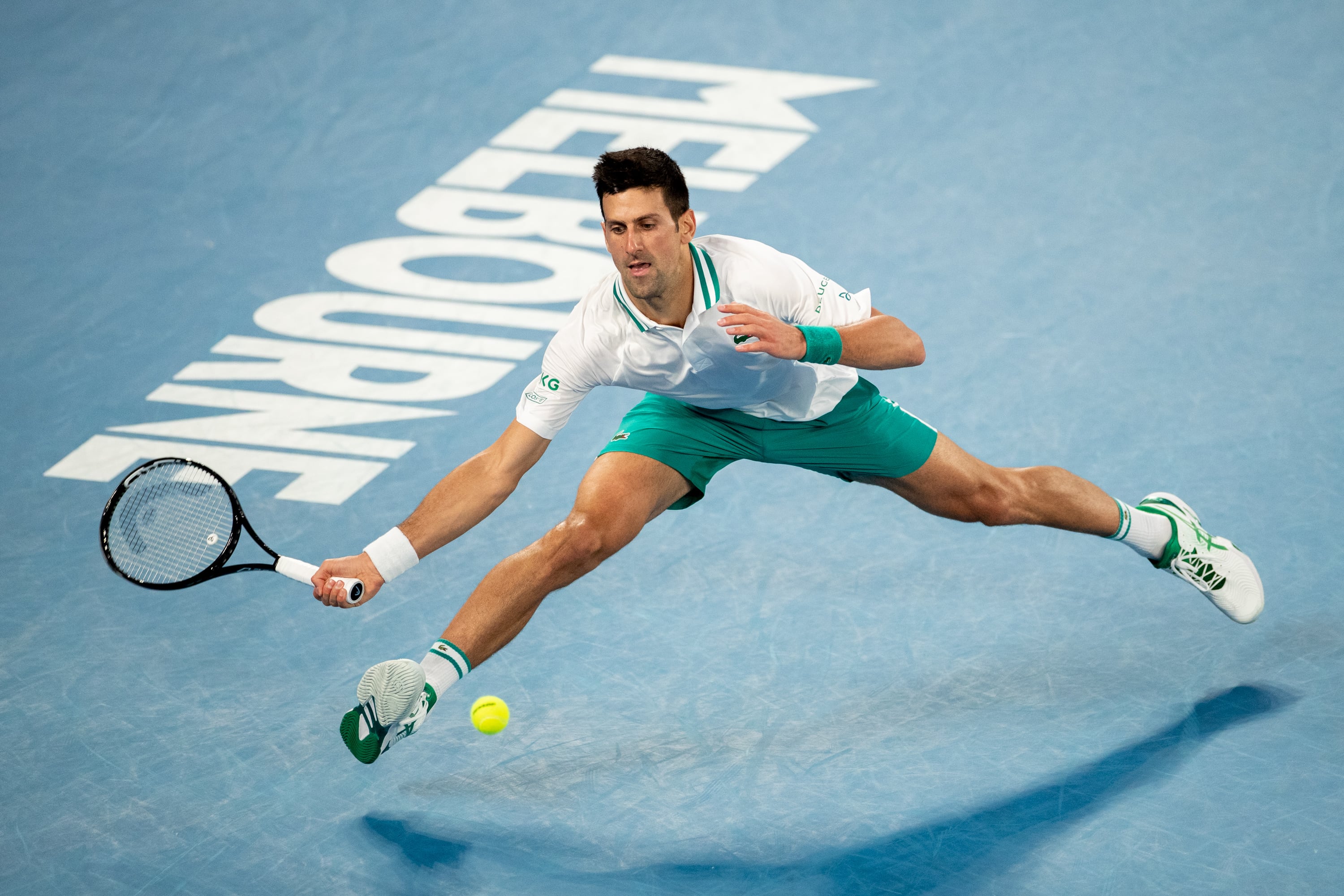 Djokovic, en Melbourne.