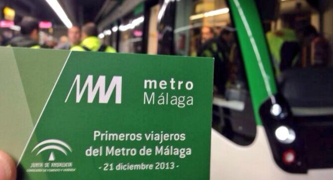 El Metro de Málaga en pruebas