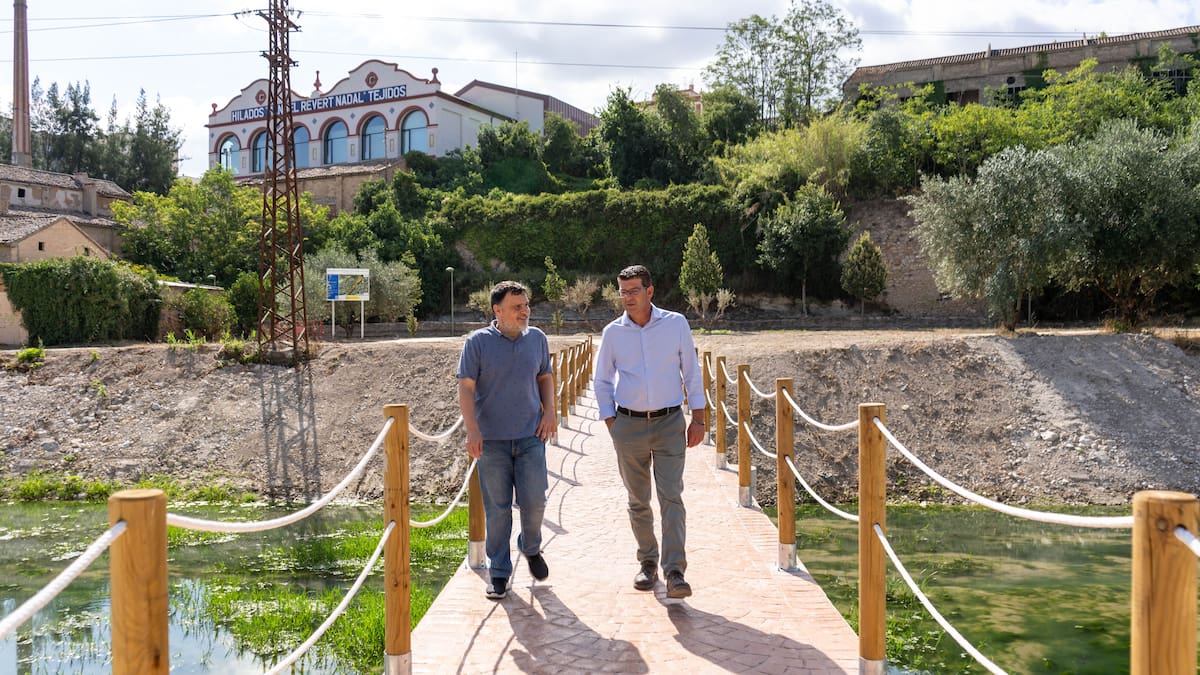 Entrevista a Jorge Rodríguez, apertura de la pasarela del Río Clariano de Ontinyent.