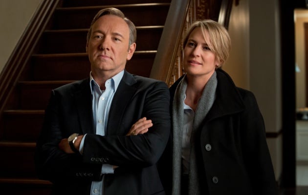 Kevin Spacey y Robin Wright en &#039;House of Cards&#039;