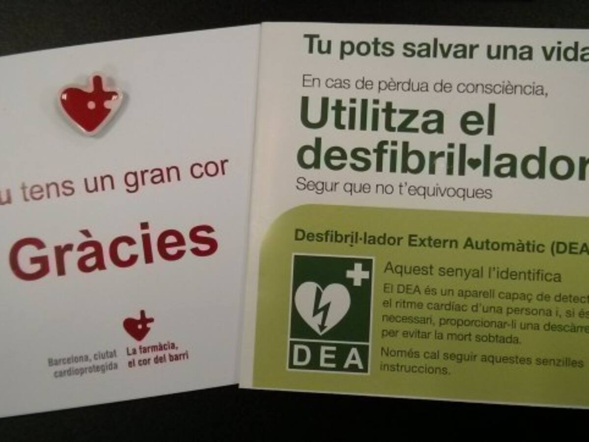 Un desfibril.lador a cada farmàcia