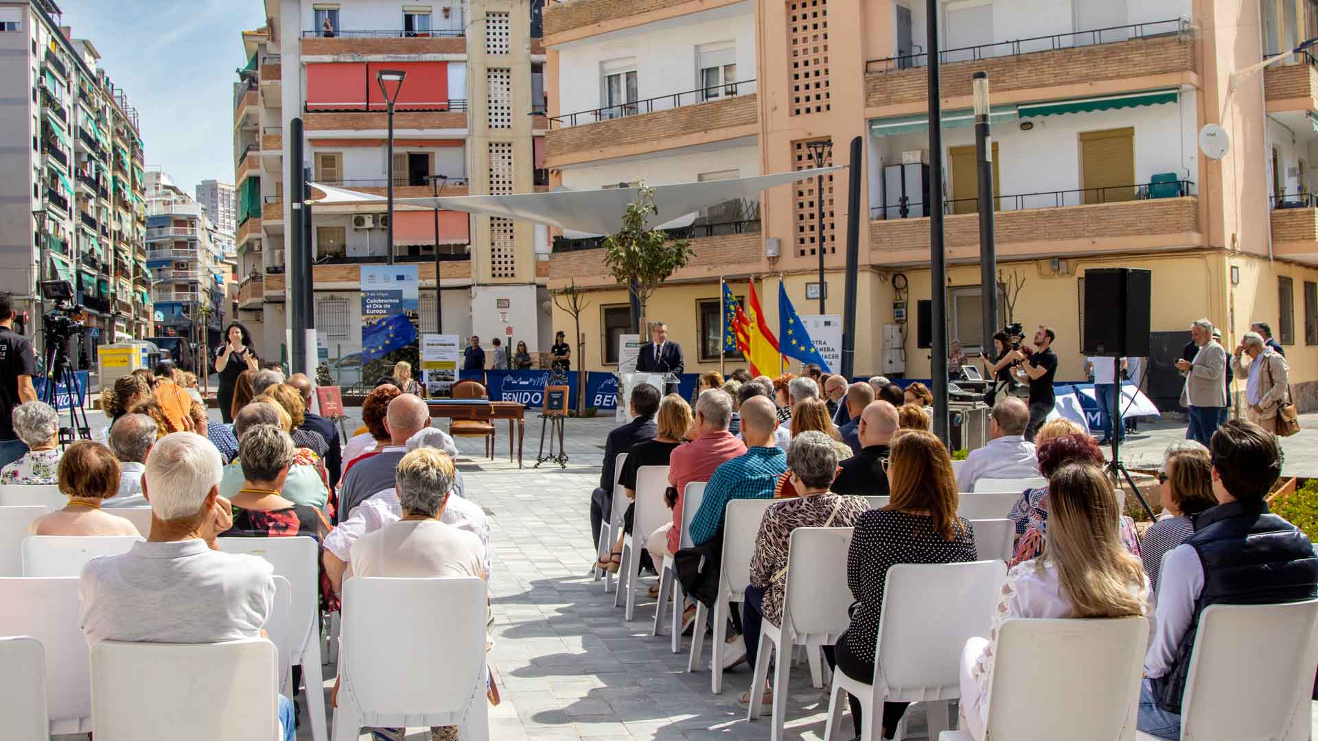 Benidorm ha celebrado el Día de Europa en la plaza Neptuno