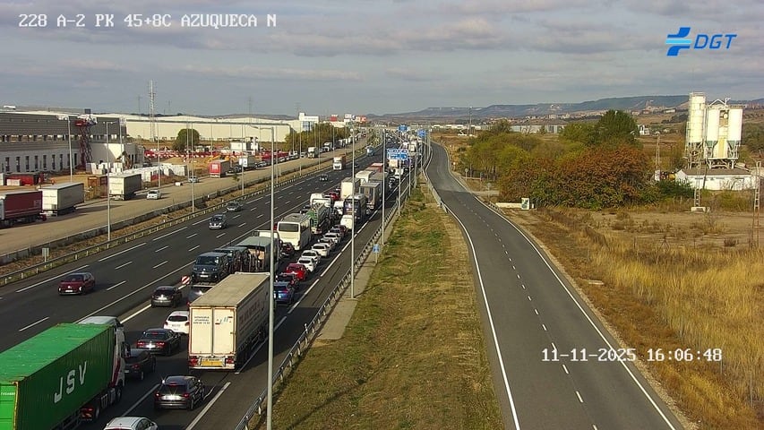 Accidente Autovía A2 km 49.5