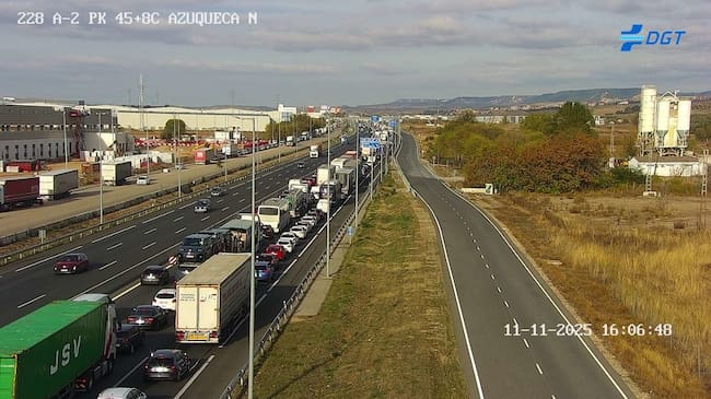 Accidente Autovía A2 km 49.5