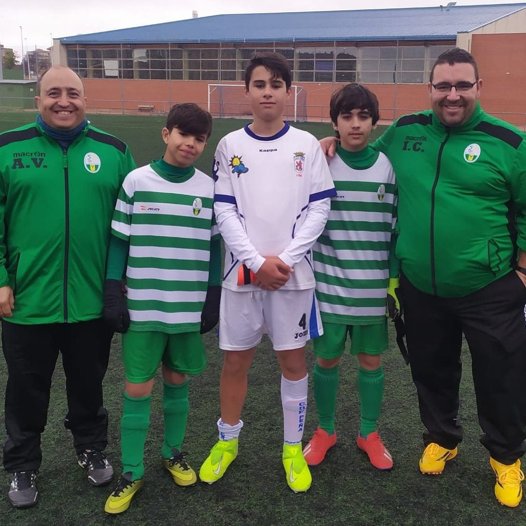 Jugadores y técnicos de la cantera del cuadro virginiano