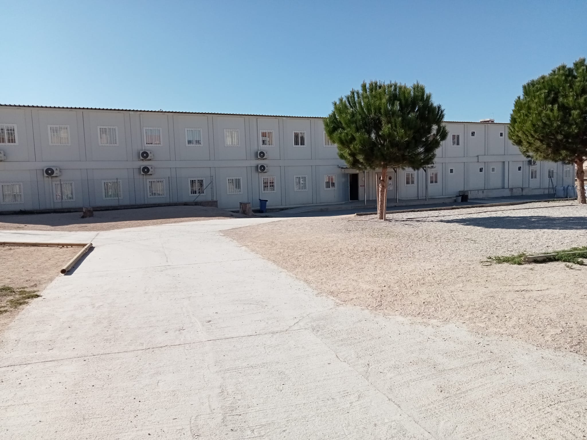 Aulas prefabricadas del colegio