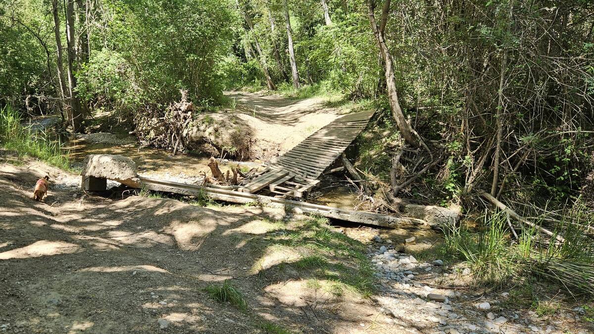Piden que el Ayuntamiento de Huesca recupere las pasarelas de las Fuentes de Marcelo