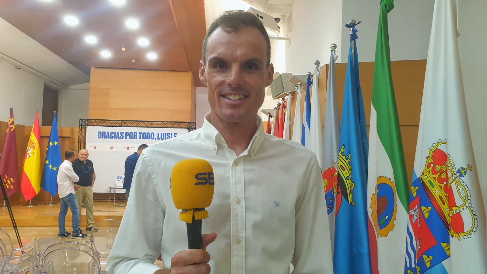 Luis León Sánchez en el Palacio de San Esteban