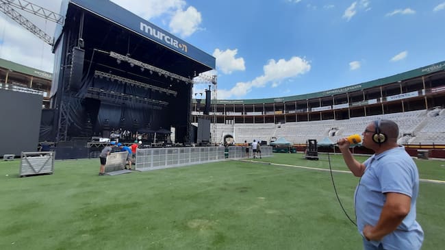 La Radio al Sol desde la Plaza de Toros de Murcia