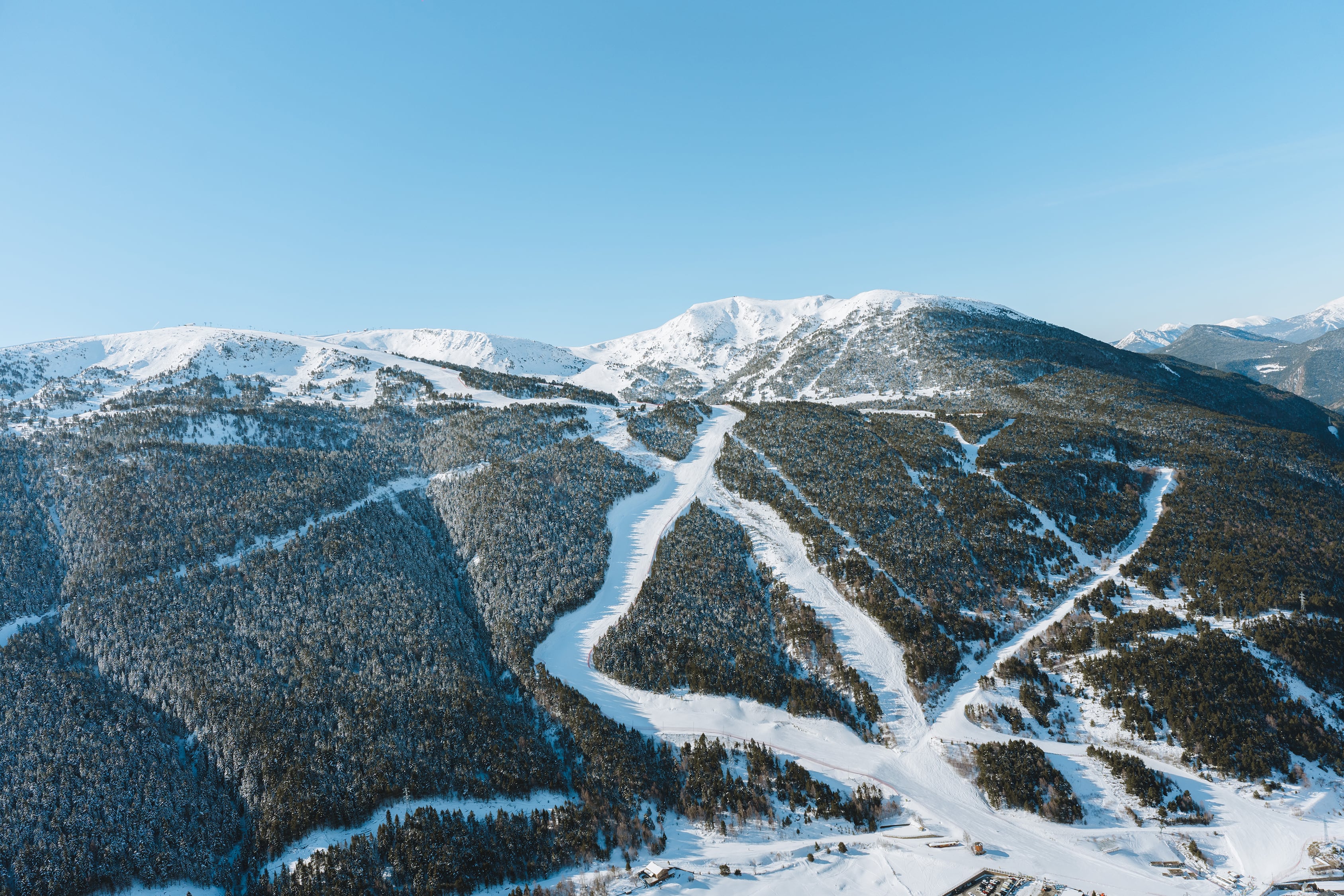 L&#039;estació de Grandvalira.