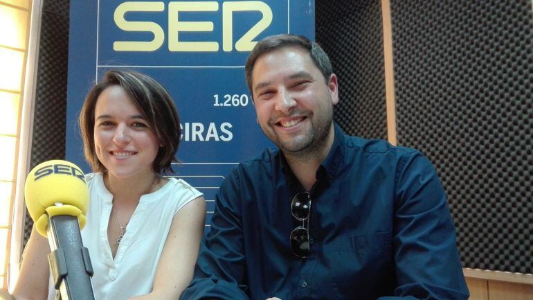 Myriam Yribarren y Bernabé Arjona del Centro Juvenil Bartolomé Blanco del Colegio Salesiano de Algeciras.