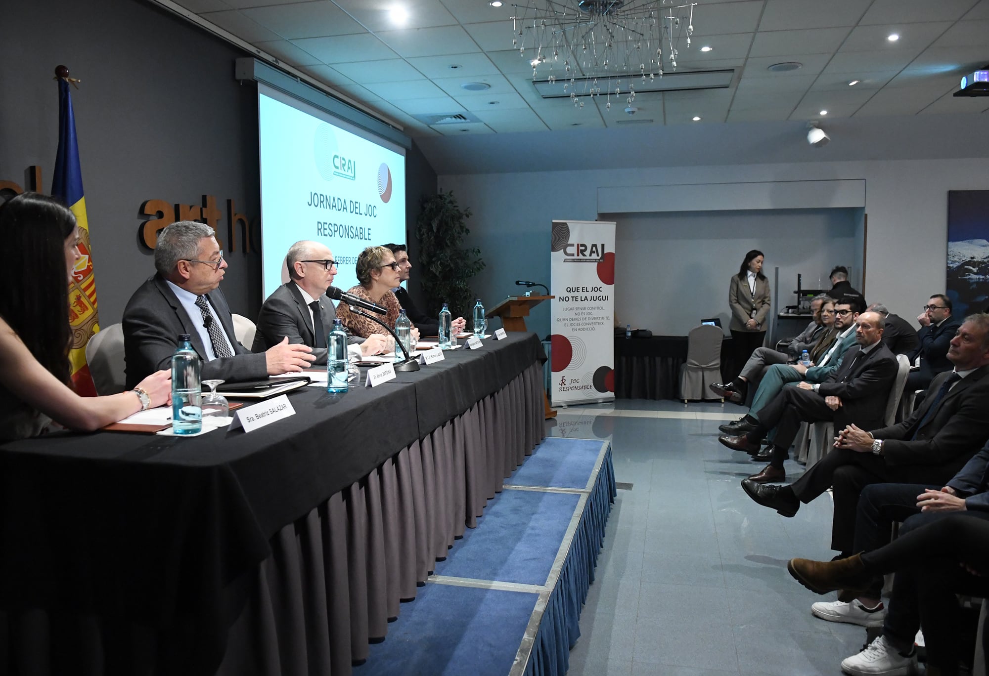 Primera jornada del joc responsable celebrada aquest dilluns a la capital