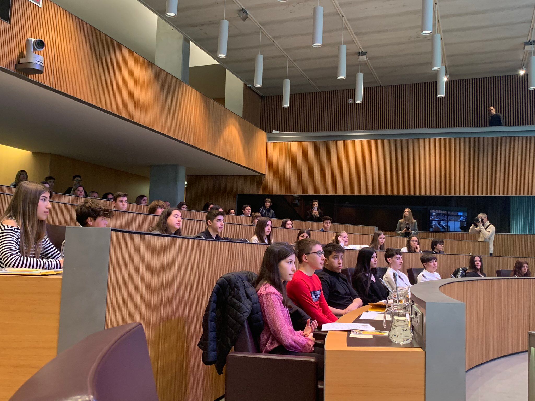Un moment de la sessió del 22è Consell General dels Joves.