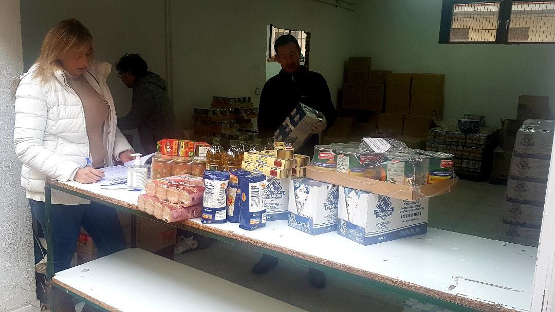Los alimentos llegarán a 600 familias en situación de vulnerabilidad