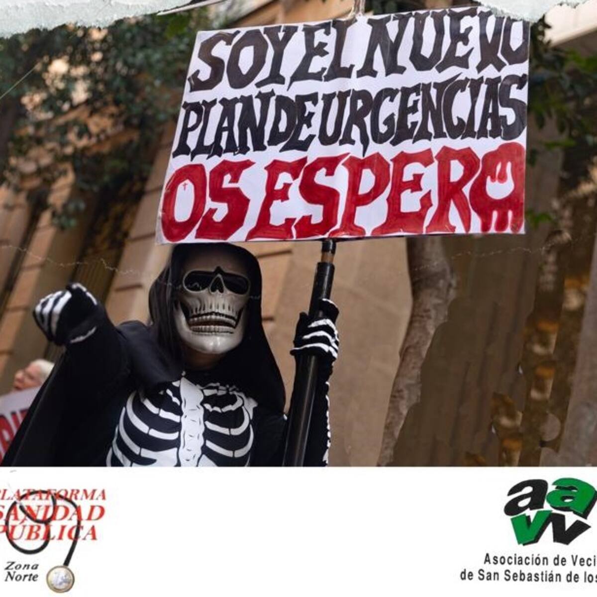 Nueva concentración ante las urgencias de atención primaria de Alcobendas y San Sebastián de los Reyes