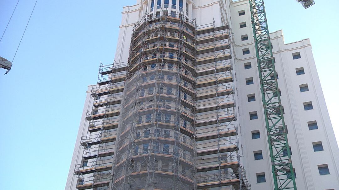 Obras en la Ciudad de la Justicia.