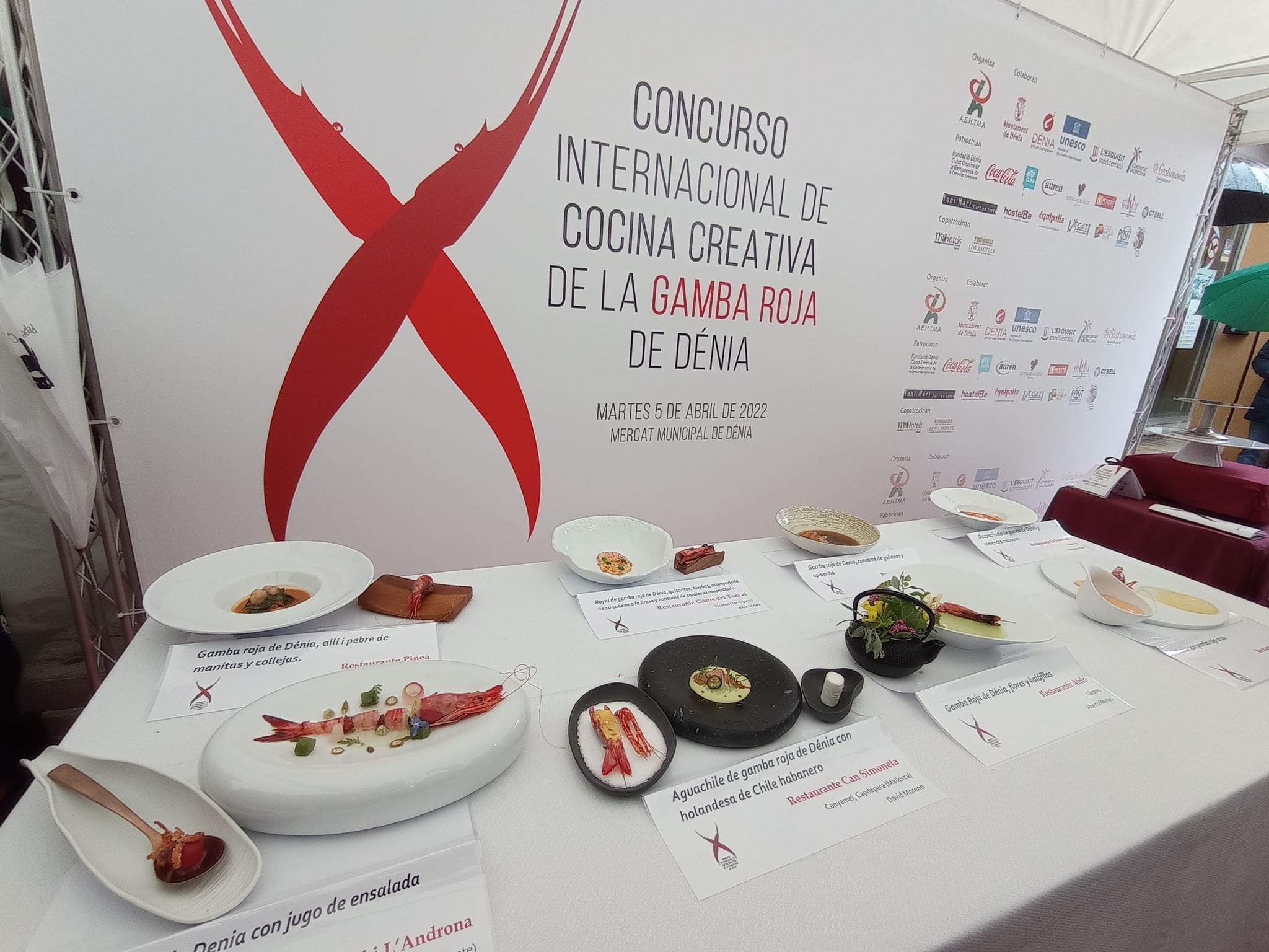 Concurso Internacional de Cocina Creativa de la Gamba Roja de Dénia, premio en Promoción Turística.