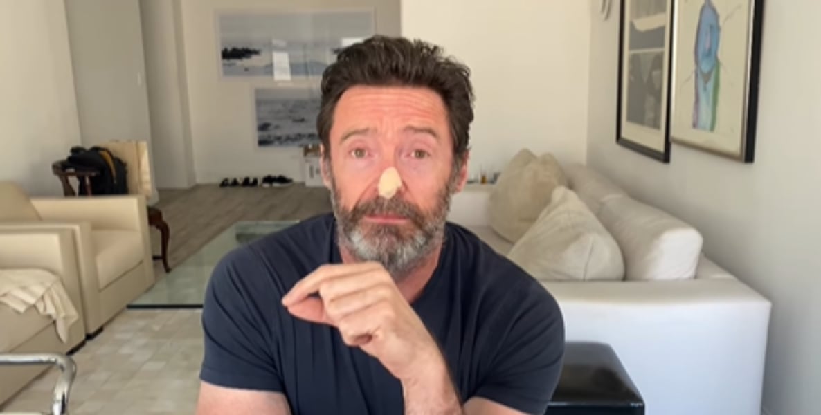 El actor Hugh Jackman durante el vídeo publicado en su Instagram.