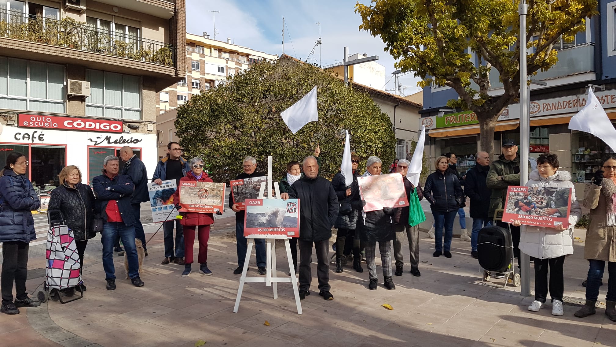 Concentración por la Paz del pasado día 31