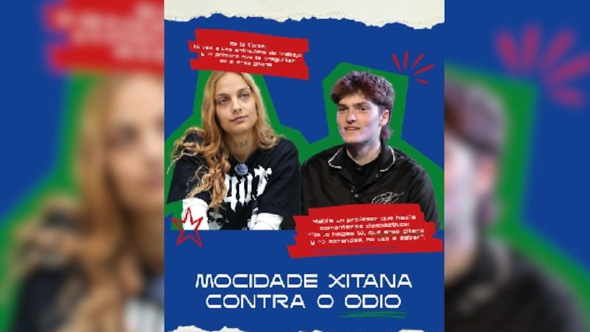"Mocidade xitana contra o odio". Abraham Gavarri y Zafira Jiménez