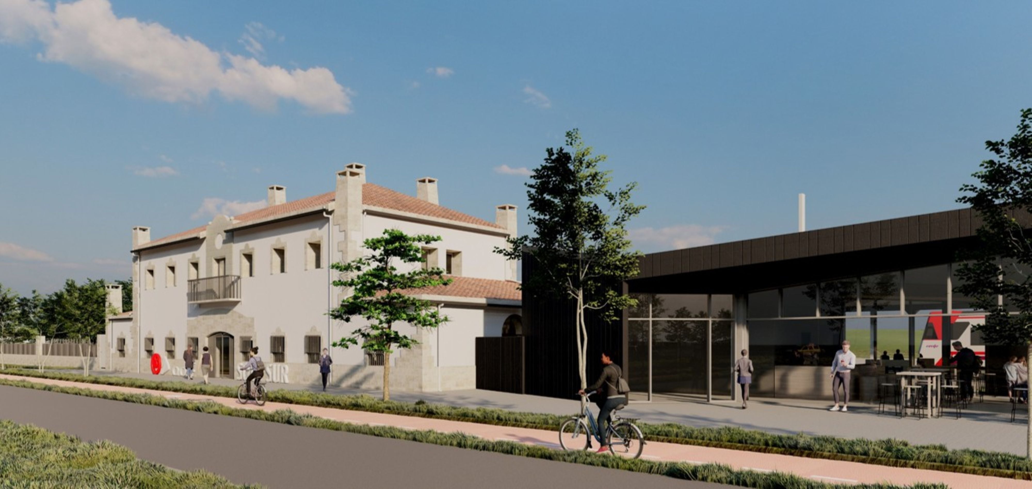 Imagen del proyecto de la nueva estación de Cercanías de Soto Sur, en Soto del Real