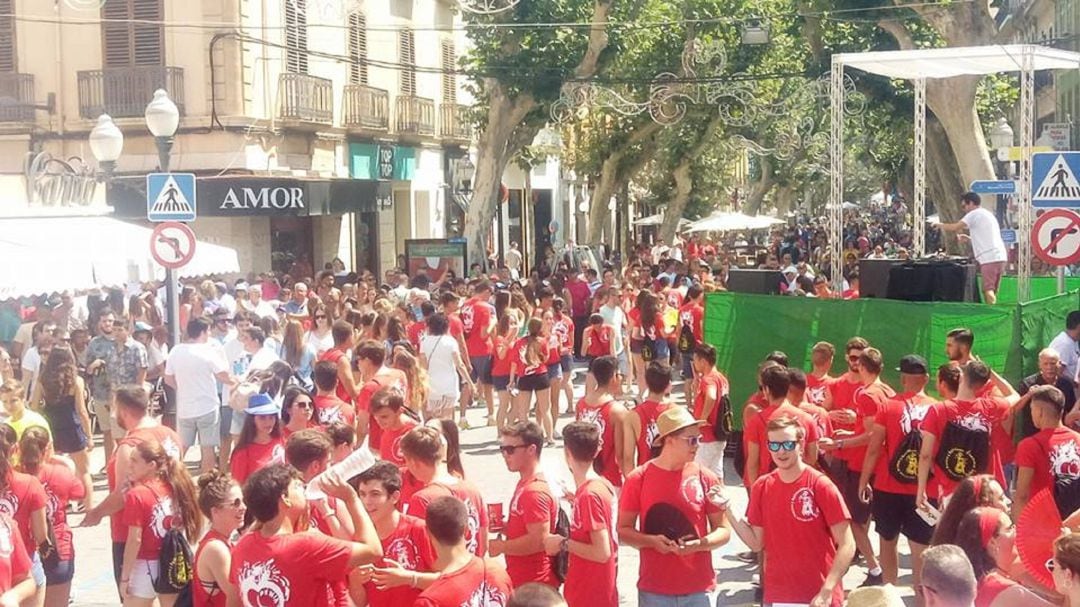 Festa Major Dénia.Imagen de archivo
