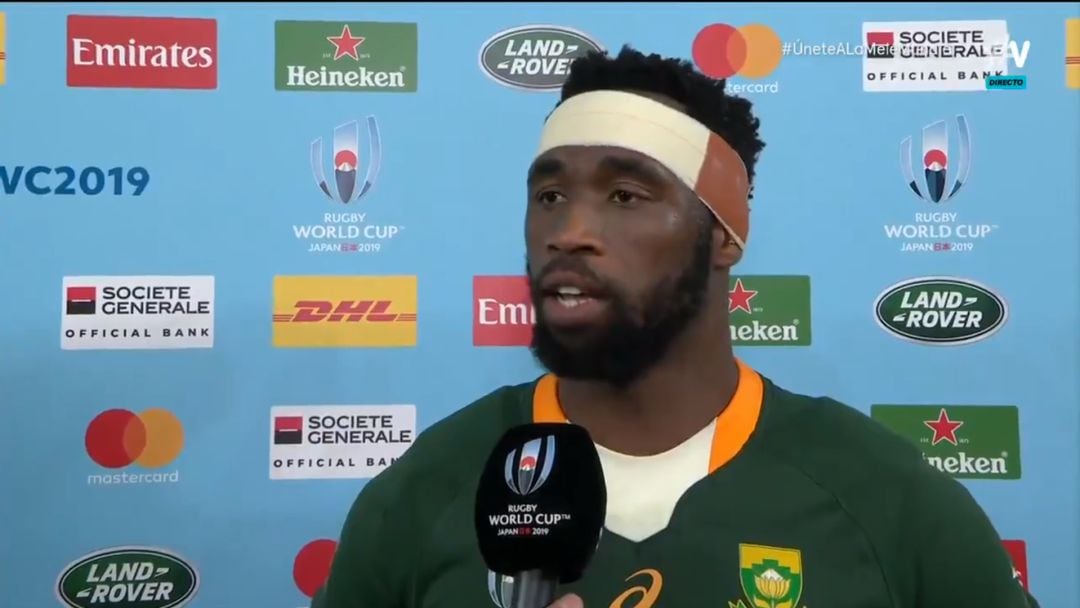 Siya Kolisi es el primer capitán negro de la historia del rugby sudafricano.