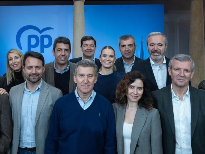 Marga Prohens, en la cumbre del PP en Asturias.