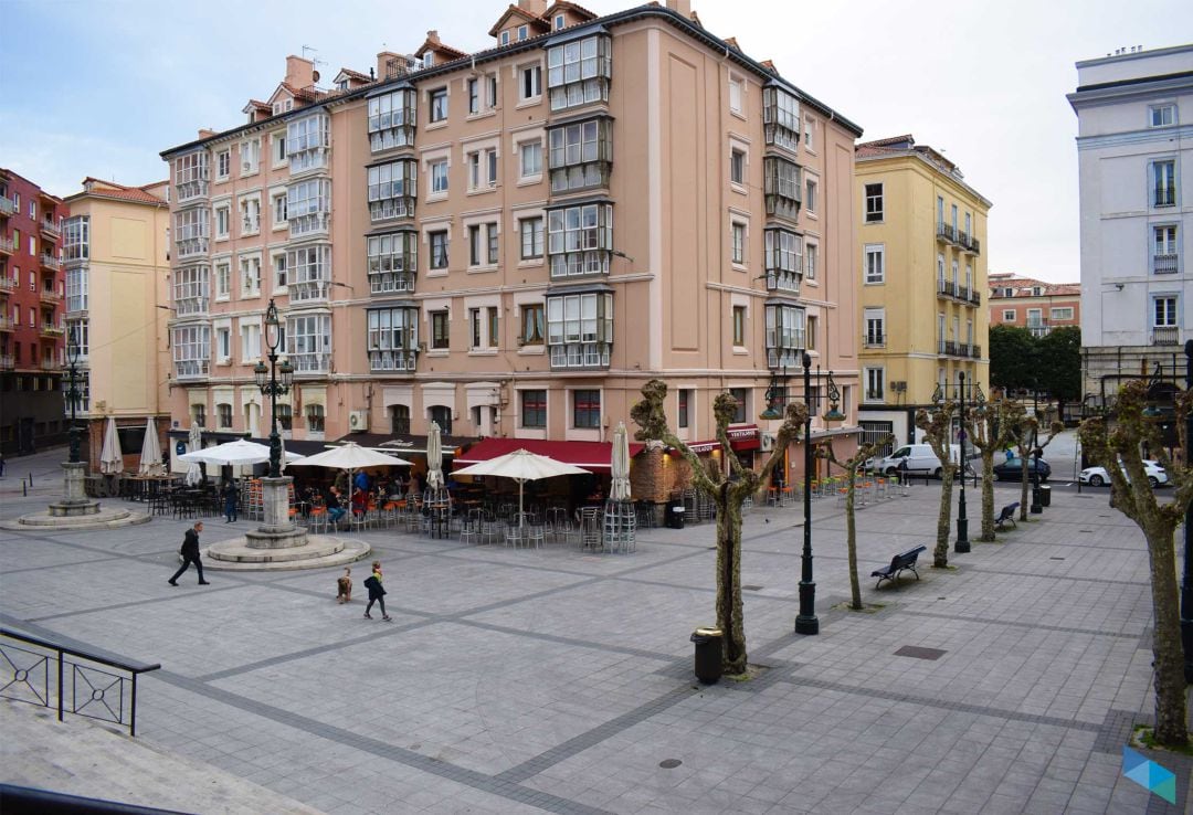 Plaza de Cañadio en Santander