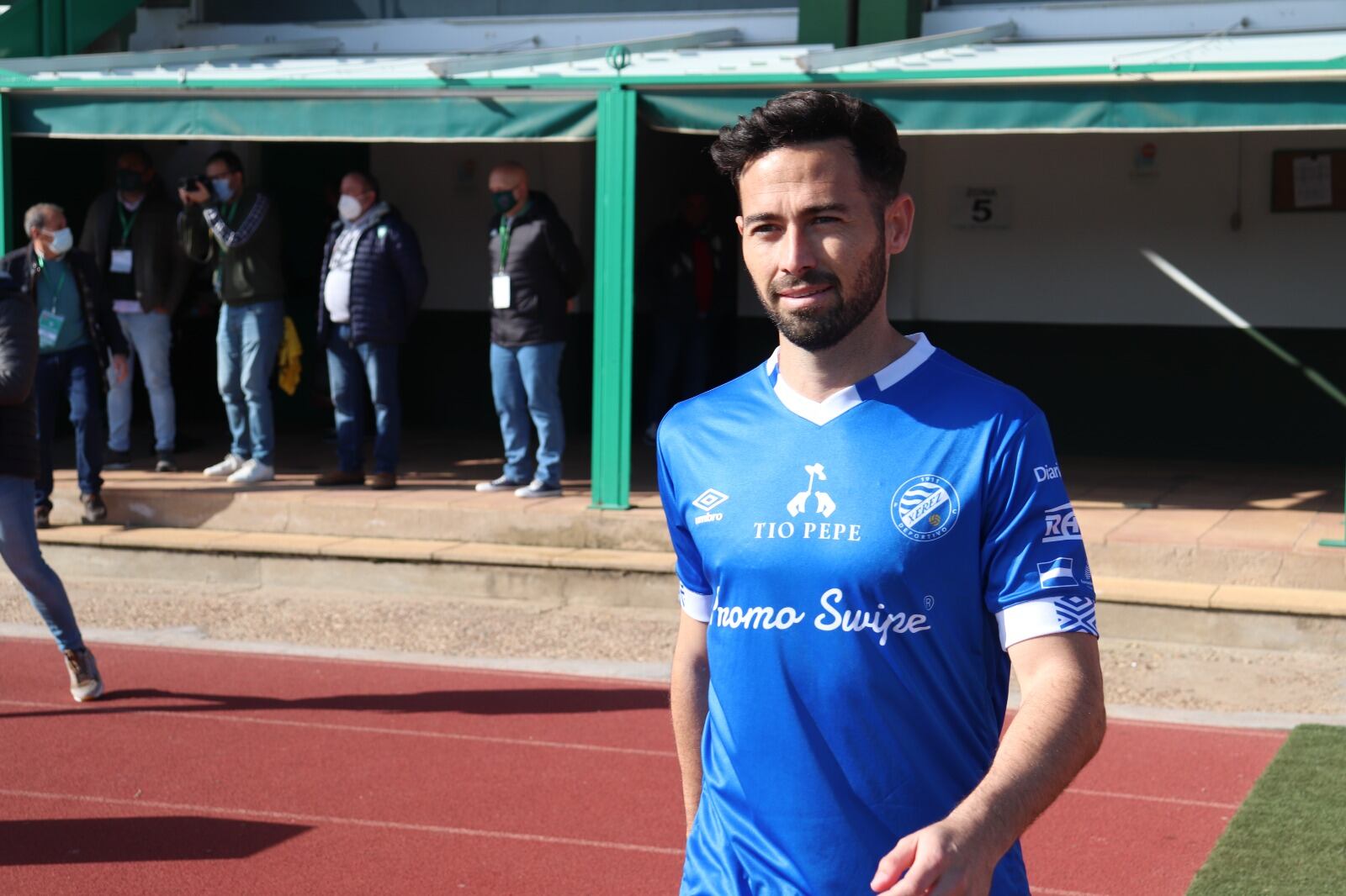 Gonzalo Poley durante un partido en Chapí