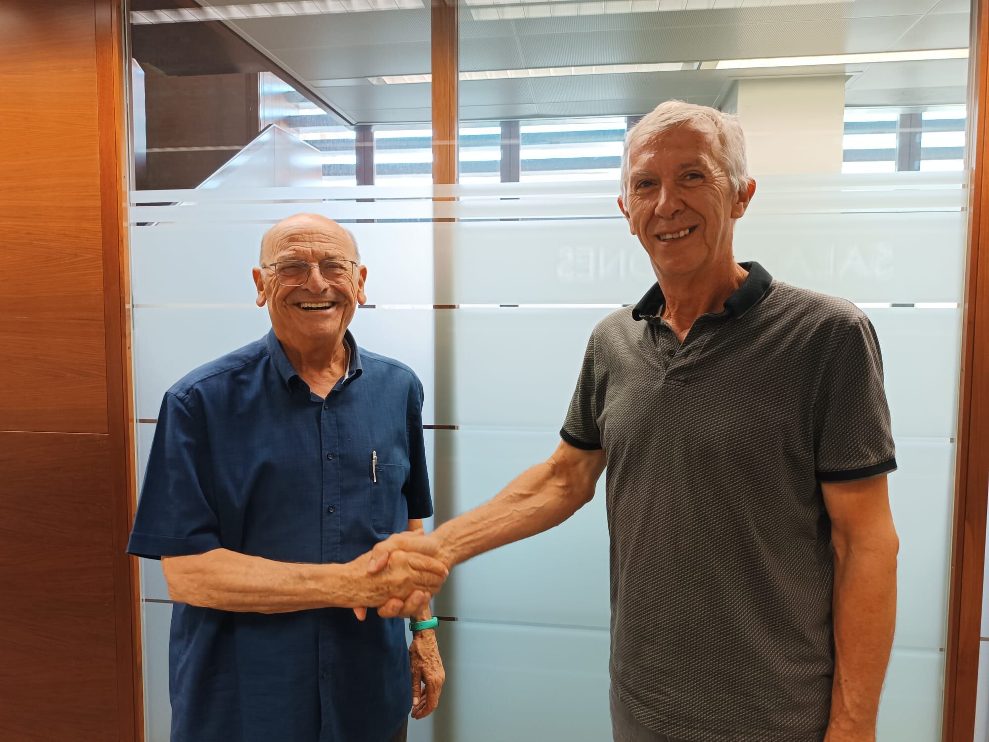 Ángel Noguero y Víctor Bayona.