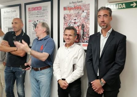 Abelardo, Churruca, Eloy Olaya y Marcelino Elena