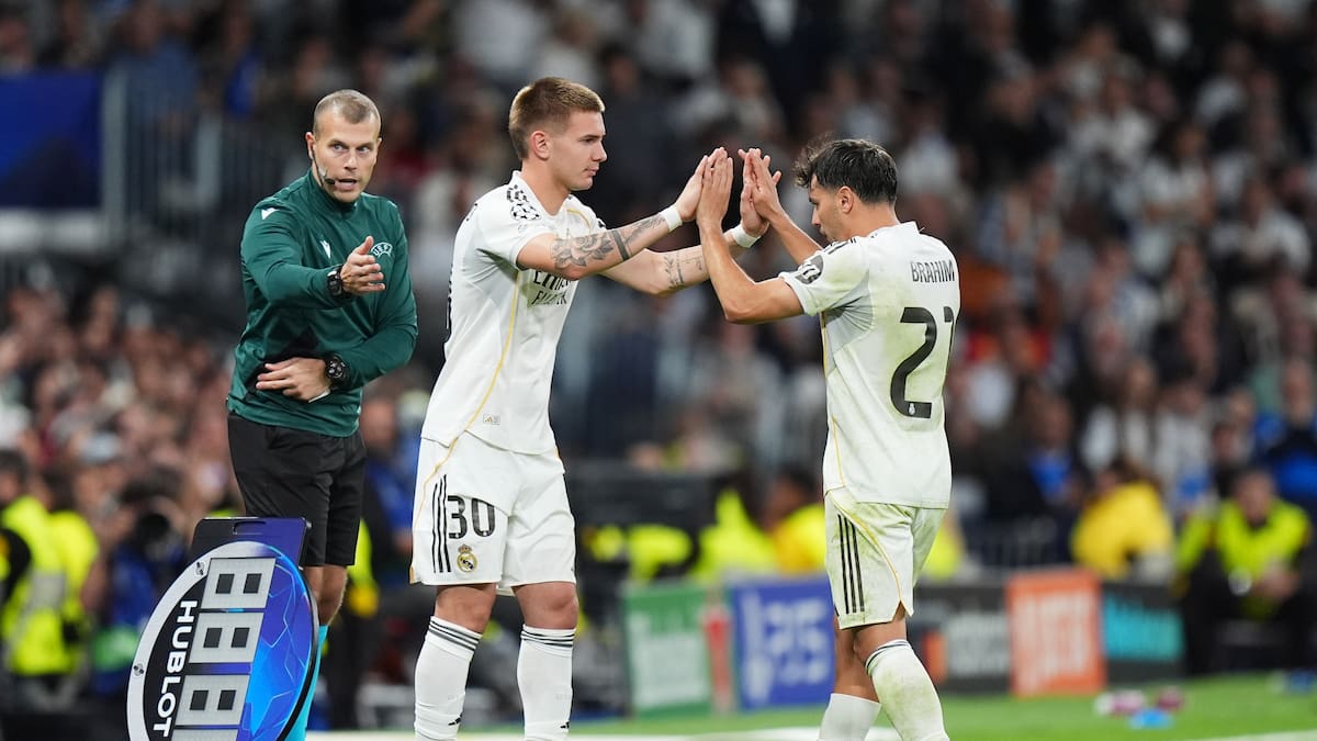 Mijatovic aconseja tranquilidad a Brahim y Mastantuono: "500 minutos en el Real Madrid son más que 2000 en cualquier otro club"