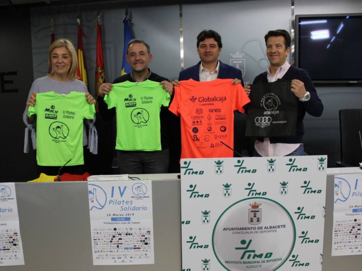 Pilates solidario este domingo en el Pabellón Juan de Toledo