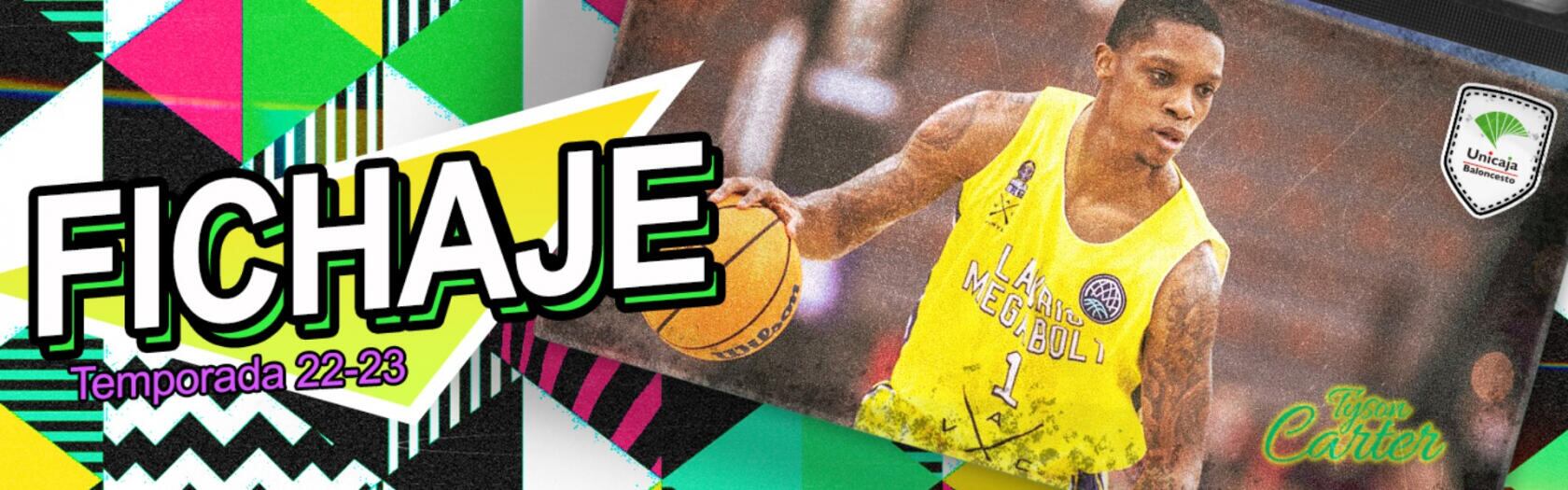 Anuncio del fichaje de Tyson Carter