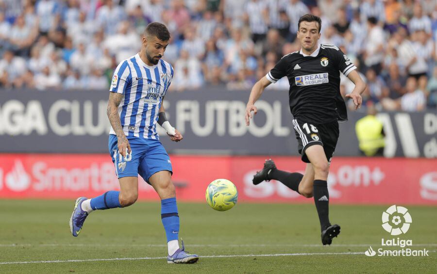 El Málaga se enfrentó al Burgos en el penúltimo partido de Liga en el estadio de La Rosaleda