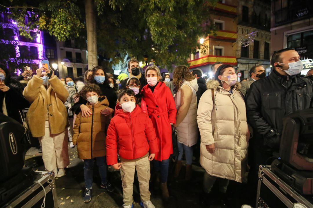  Milagros Tolón en la inauguración del alumbrado navideño