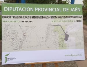 Mapa de obras en los viales del Neurotraumatológico de Jaén