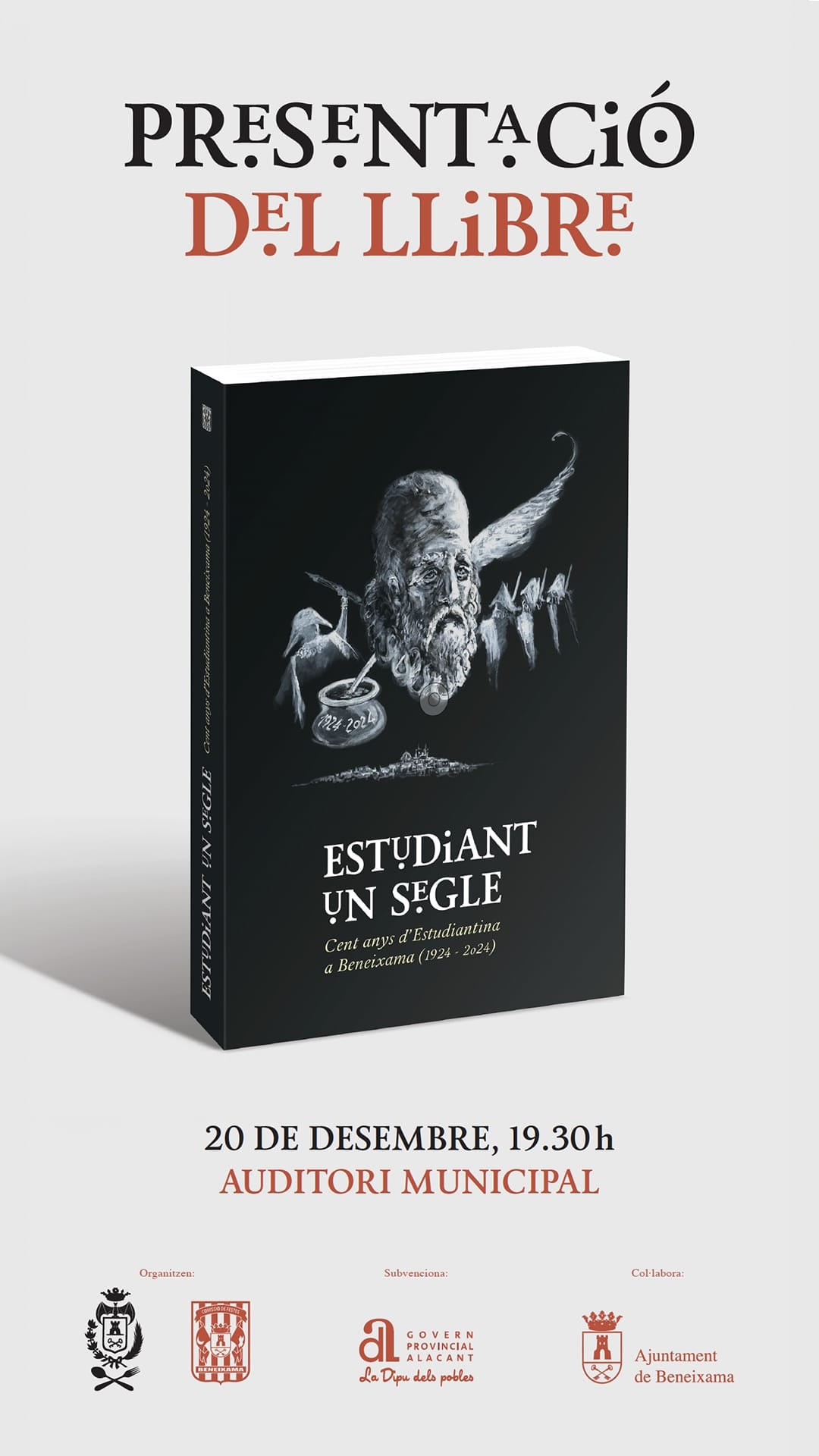 Cartel de la presentación del libro