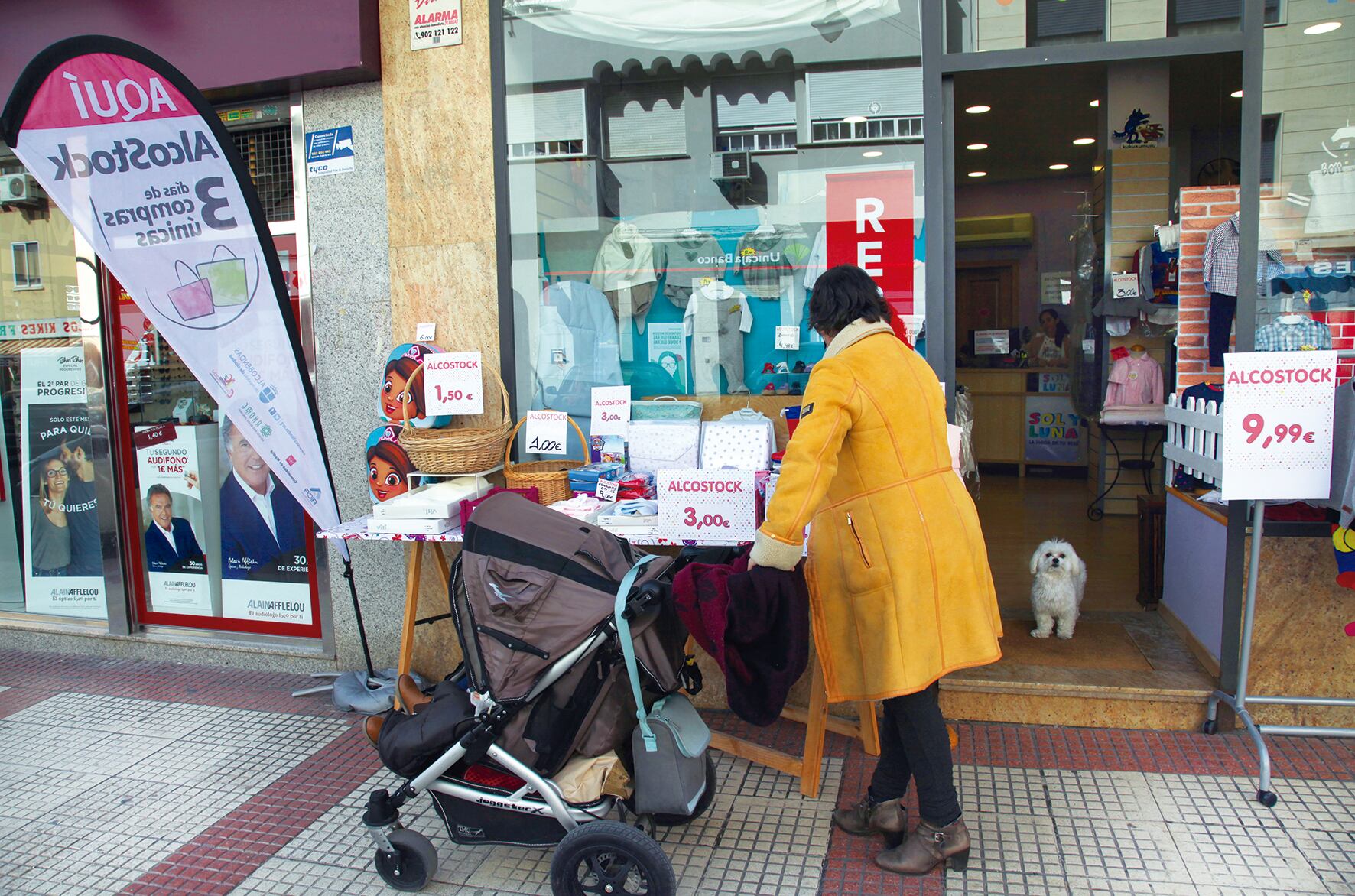 Comercio participante en la campaña Alcostock del Ayuntamiento de Alcobendas