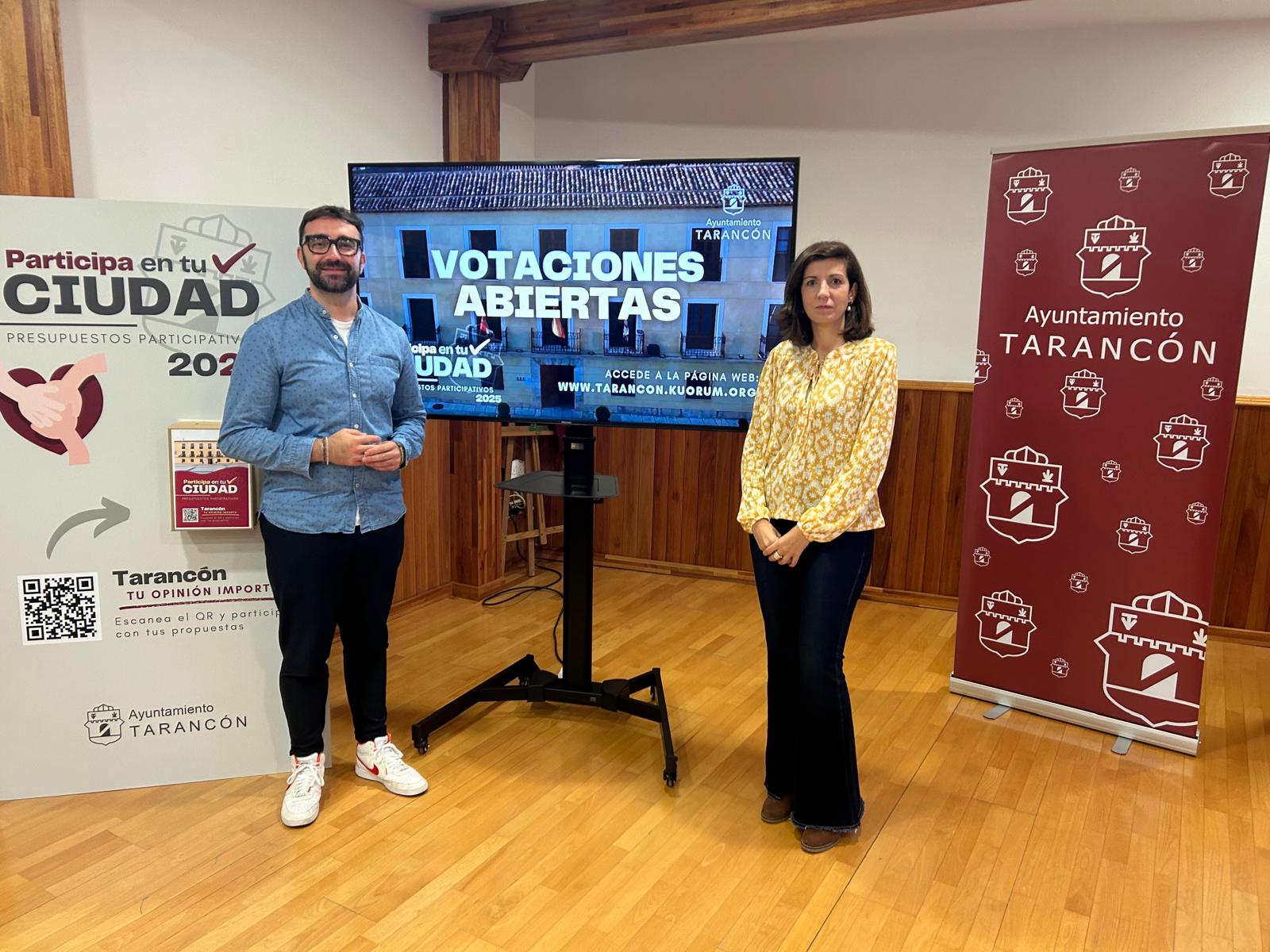 Presentación de los proyectos seleccionados para tomar parte en los &quot;Presupuestos Participativos 2025&quot; del Ayuntamiento de Tarancón