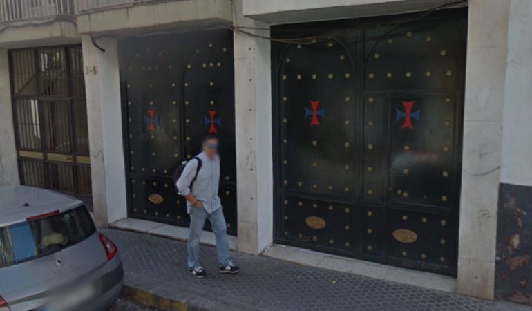 Actuales dependencias de la Hermandad del Dulce Nombre en la calle Alcoy